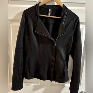 Women’s faux suede/leather jacket large